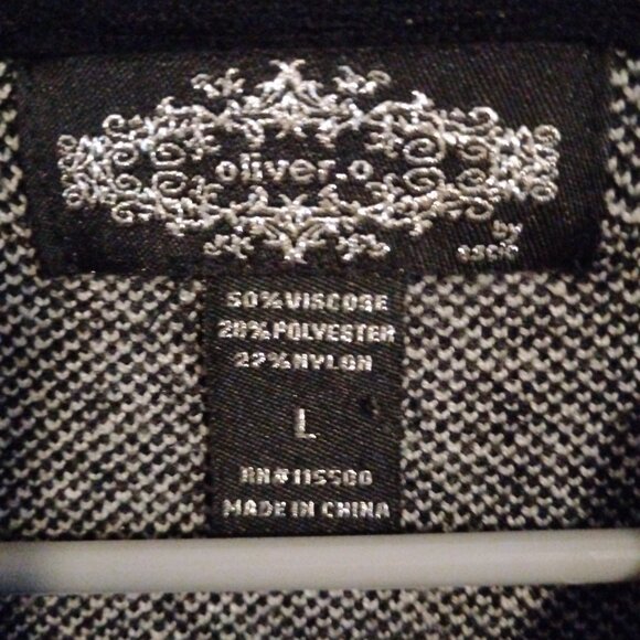 Oliver.O black and white sweater - Picture 1 of 3